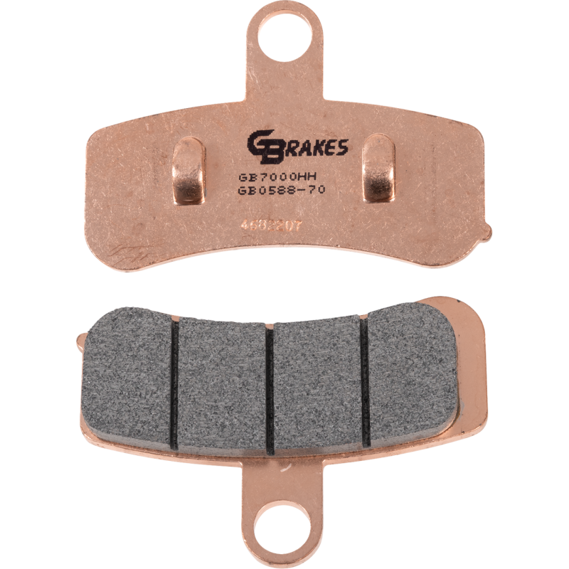 GB0588-70 GBRAKES BRAKE PAD GB0588-70 HH SINTERED BRAKE PAD GB0588-70 HH SINTERED BRAKE PADS - CERAMIC 