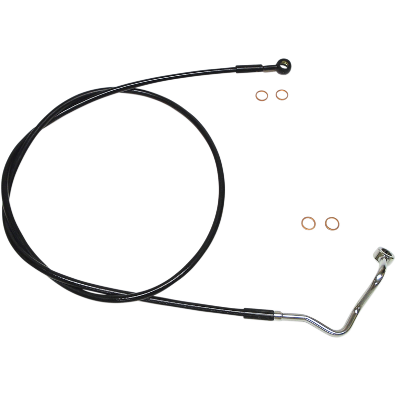 SBB1415-73 MAGNUM Brake Line - Upper - ABS - Black Brake Line - Upper - ABS - Black BRAKE LINES-HOSES-STAINLESS STEEL 