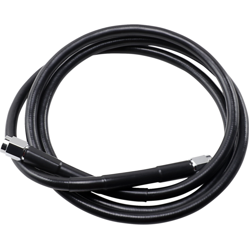 852-BLK DRAG-SPECIALTIES BLACK S/S BRAKE LINE 52" BLACK S/S BRAKE LINE 52" BRAKE LINES-HOSES-STAINLESS STEEL 