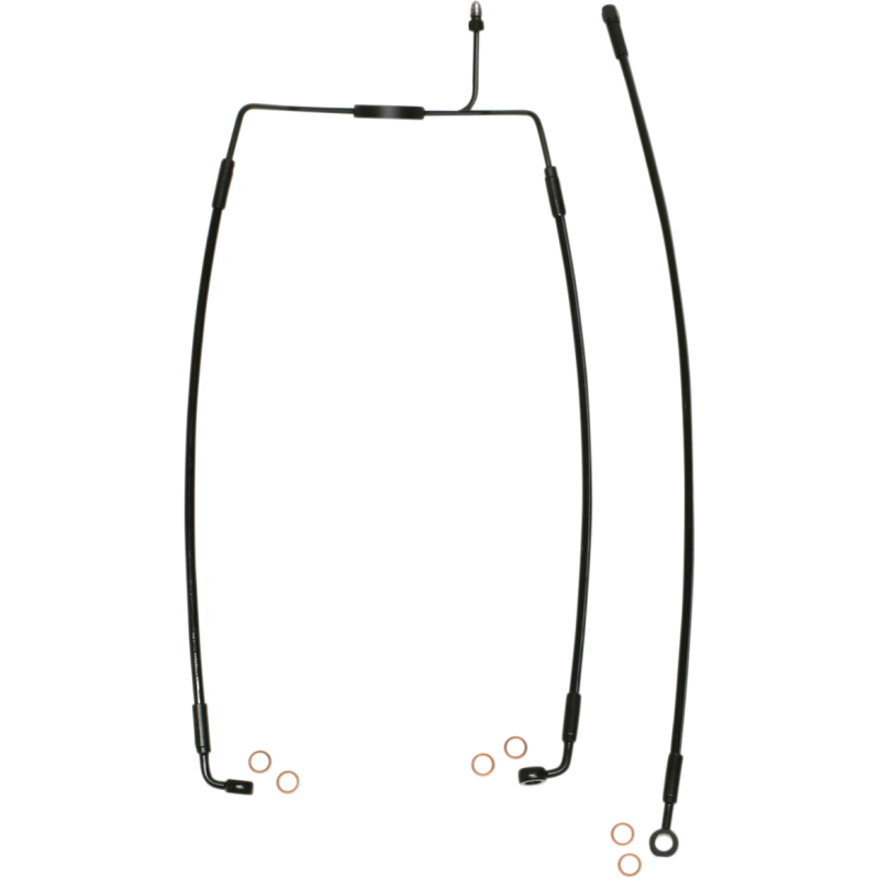 SBB1308-31 MAGNUM Brake Line - Front - XR - Black Brake Line - Front - XR - Black BRAKE LINES-HOSES-STAINLESS STEEL 