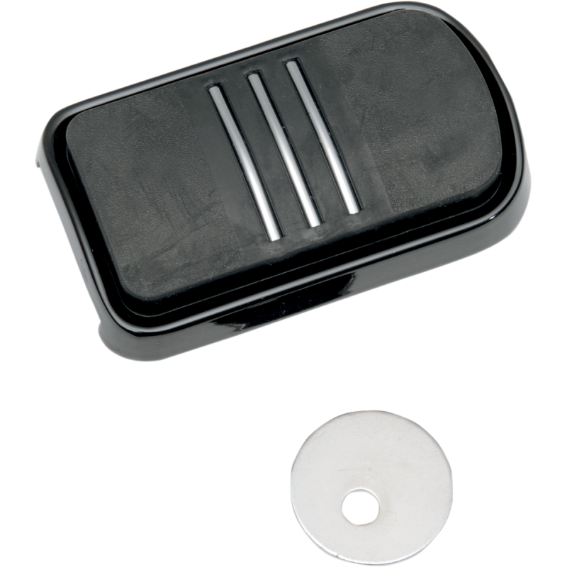 1611-0033 DRAG-SPECIALTIES 80-19 FLHT STREAMLINE BRK PAD BLK EA 80-19 FLHT STREAMLINE BRK PAD BLK EA BRAKE PEDAL PADS-COVERS 
