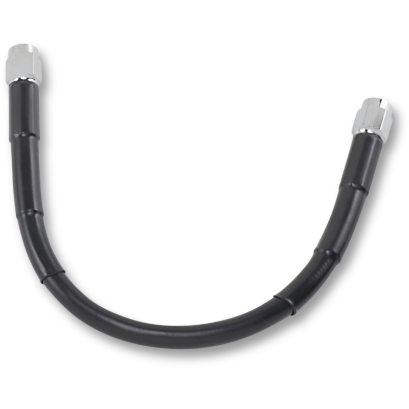 810-BLK DRAG-SPECIALTIES BLACK S/S BRAKE LINE 10" BLACK S/S BRAKE LINE 10" BRAKE LINES-HOSES-STAINLESS STEEL 