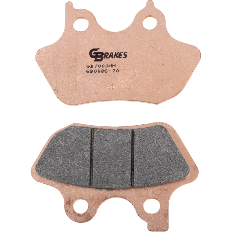 GB0586-70 GBRAKES BRAKE PAD GB0586-70 HH SINTERED BRAKE PAD GB0586-70 HH SINTERED BRAKE PADS - CERAMIC 