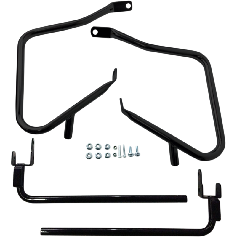 21028B DRAG-SPECIALTIES SUPPORT S/B BLK 14-19 FLHX SUPPORT S/B BLK 14-19 FLHX SADDLEBAGS & PARTS 