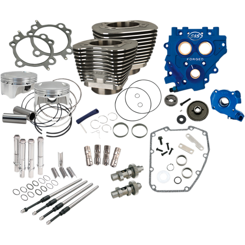 330-0669 SS-CYCLE Powr Pk, 4"bore, blk, 585GE, 07-17 exc 17 touring Powr Pk, 4"bore, blk, 585GE, 07-17 exc 17 touring PERFORMANCE-ENHANCING KITS 