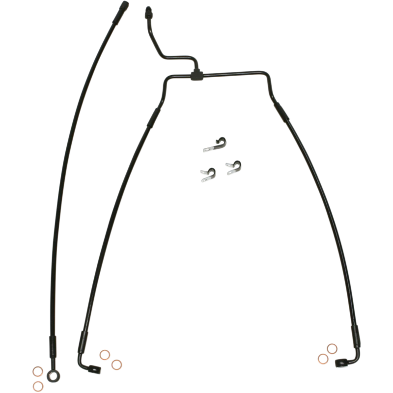 SBB1314-25 MAGNUM Brake Line - Front - XR - Black Brake Line - Front - XR - Black BRAKE LINES-HOSES-STAINLESS STEEL 