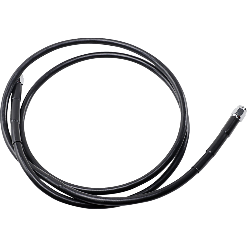 856-BLK DRAG-SPECIALTIES BLACK S/S BRAKE LINE 56" BLACK S/S BRAKE LINE 56" BRAKE LINES-HOSES-STAINLESS STEEL 
