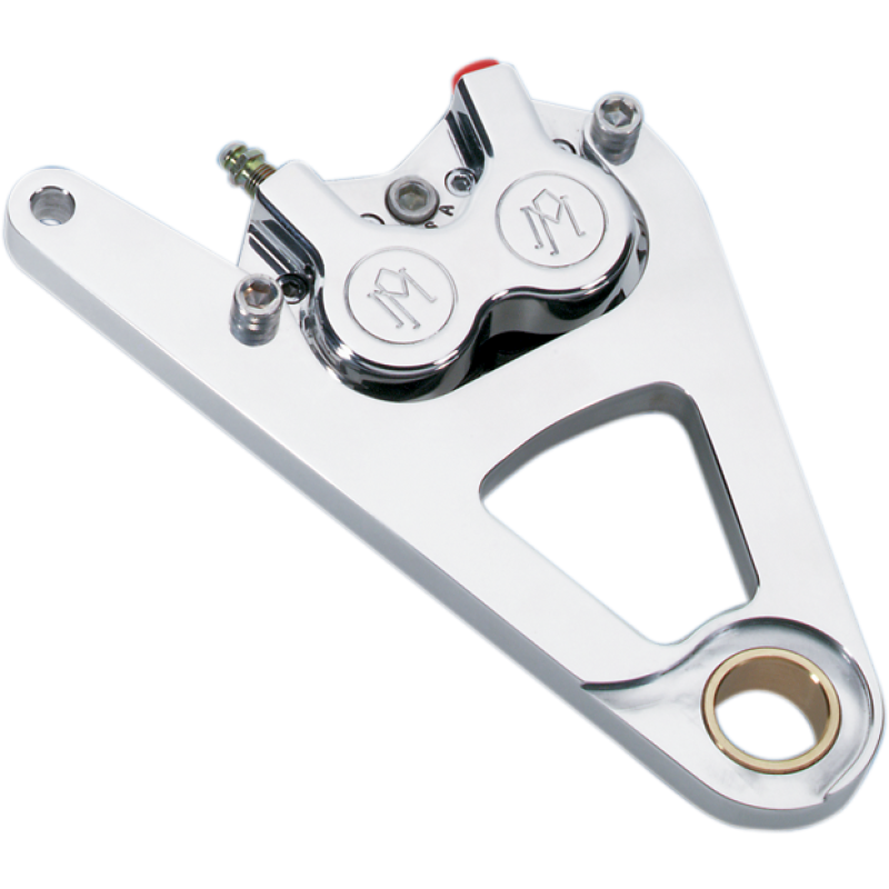 1230-0017-CH PERFORMANCE-MACHINE 00-07 FXSTS/SB FRT 4PIS CHR CALIPER/BRKT 00-07 FXSTS/SB FRT 4PIS CHR CALIPER/BRKT BRAKE CALIPER-CALIPER KITS 