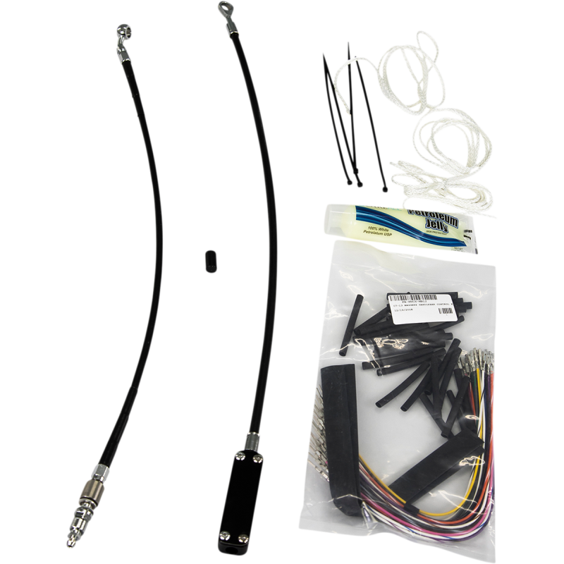 109116-B FAT-BAGGERS-INC INSTALL KT 16"BLK CL-CBL INSTALL KT 16"BLK CL-CBL CLUTCH & BRAKE CABLE/HOSE KTS 