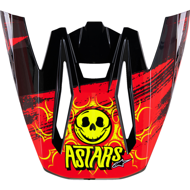 8987023-9033-OS ALPINESTARS VISOR SM5 RASH RED/G VISOR SM5 RASH RED/G VISORS & PEAKS 