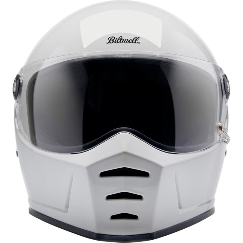 1004-104-506 BILTWELL LANE SPLITTER GLOSS WHITE 2XL LANE SPLITTER GLOSS WHITE 2XL STREET FULL FACE ADULT HELMET 