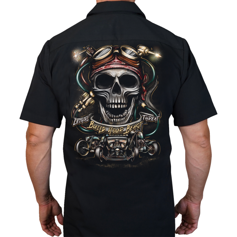 DG60178-4XL LETHAL-THREAT SHRT BLDYRBEST WRK BK 4XL SHRT BLDYRBEST WRK BK 4XL SHIRTS-MENS 