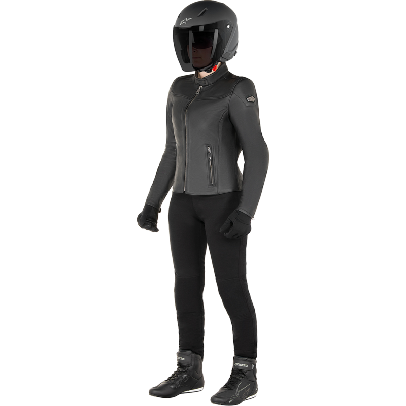 3113824-1100-XS ALPINESTARS-ROAD STELLA TORY LTHR JKT BLK XS STELLA TORY LTHR JKT BLK XS JACKETS-LEATHER LADIES 