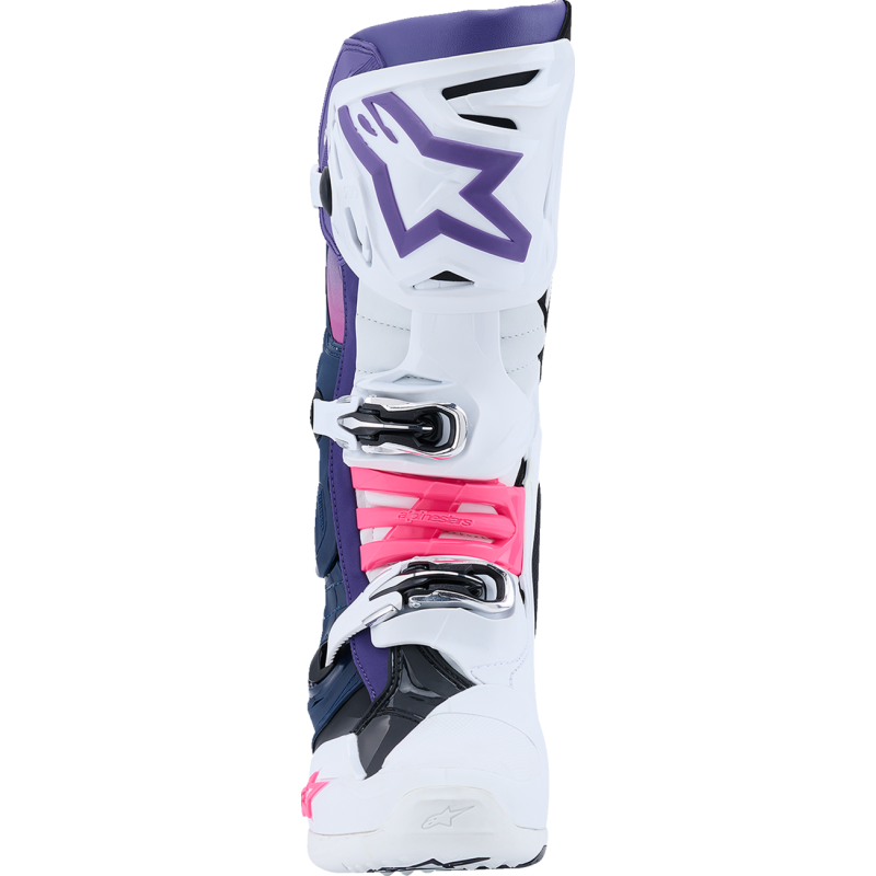 2010020-2780-9 ALPINESTARS BOOT TECH 10 WHT/VLT/NVY/PNK FLUO 9 BOOT TECH 10 WHT/VLT/NVY/PNK FLUO 9 OFFROAD RIDING BOOTS - ADULT 