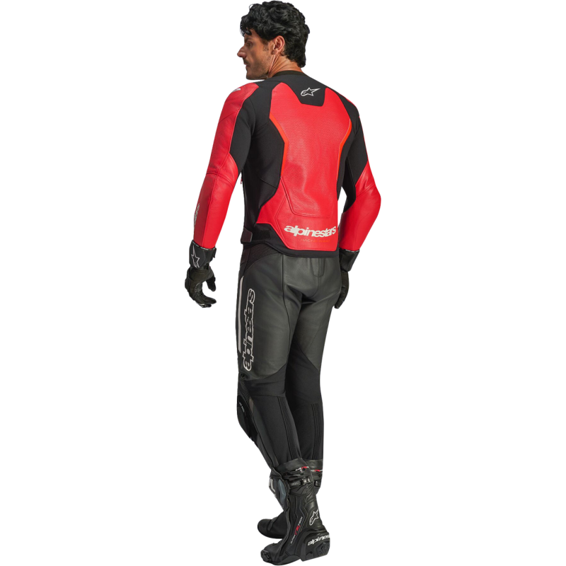 3100326-3155-58 ALPINESTARS-ROAD JACKET GP FORCE V2 AIR RED/FLUO 58 JACKET GP FORCE V2 AIR RED/FLUO 58 JACKETS-LEATHER-MENS 