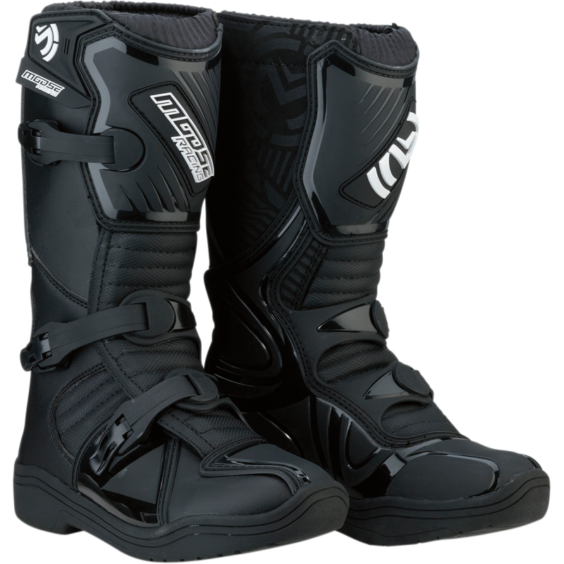 3411-0429 MOOSE-RACING-SOFTGOODS BOOT S18Y M1.3 BLK 7 BOOT S18Y M1.3 BLK 7 OFFROAD RIDING BOOTS - CHILDS 