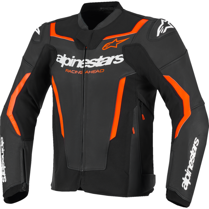 3100226-1030-58 ALPINESTARS-ROAD JACKET GP FORCE V2 BK/RED 58 JACKET GP FORCE V2 BK/RED 58 JACKETS-LEATHER-MENS 