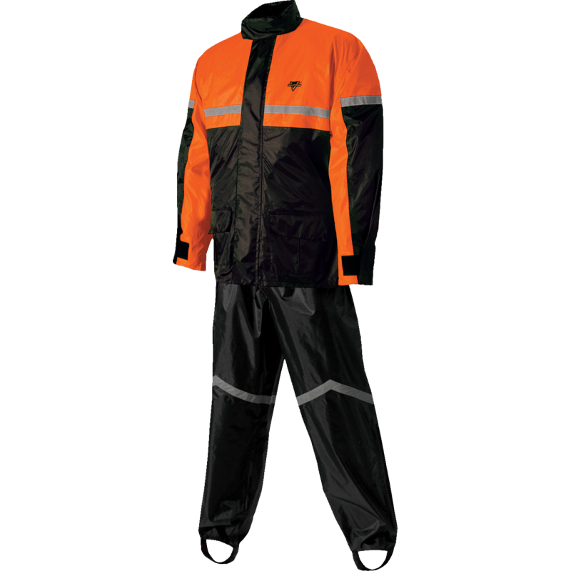 SR-6000-ORG-07-4XL NELSON-RIGG STORMRIDER BLACK/ORANGE RAINSUIT (4XL) STORMRIDER BLACK/ORANGE RAINSUIT (4XL) Rain Wear 
