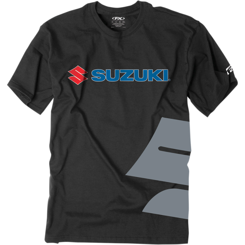 15-88476 FACTORY-EFFEX-APPAREL TEE SUZUKI BIG S BLACK 2X TEE SUZUKI BIG S BLACK 2X T-SHIRTS-MENS 