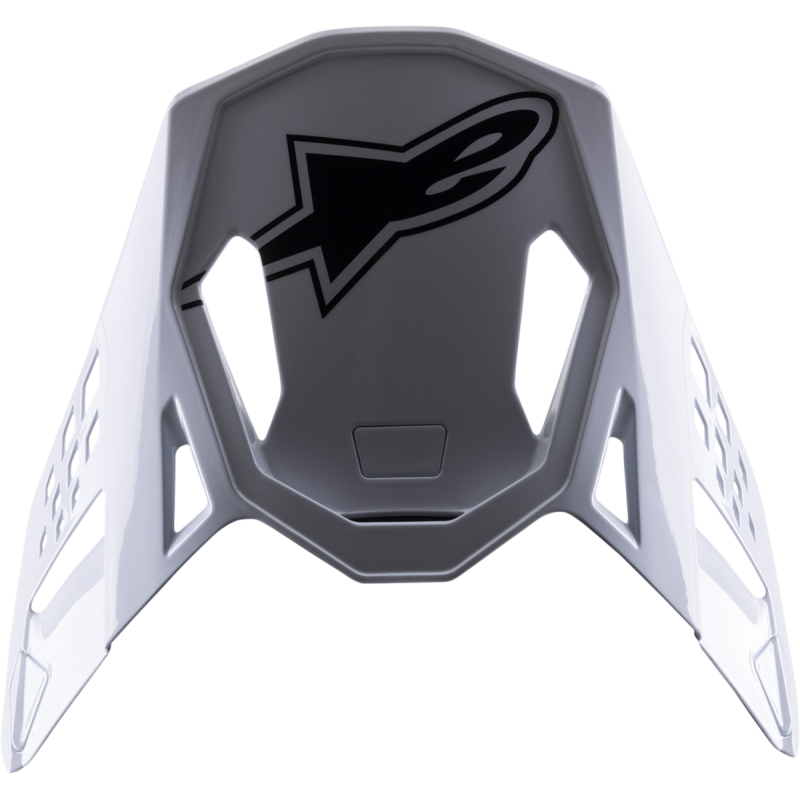 8982222-1233 ALPINESTARS VISOR M-8 FACT BK/WT/RD VISOR M-8 FACT BK/WT/RD VISORS & PEAKS 