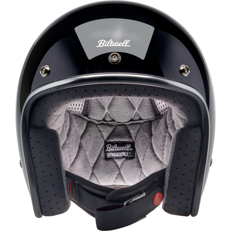 1001-101-205 BILTWELL BONANZA GLOSS BLACK XL BONANZA GLOSS BLACK XL STREET OPEN FACE ADULT HELMET 