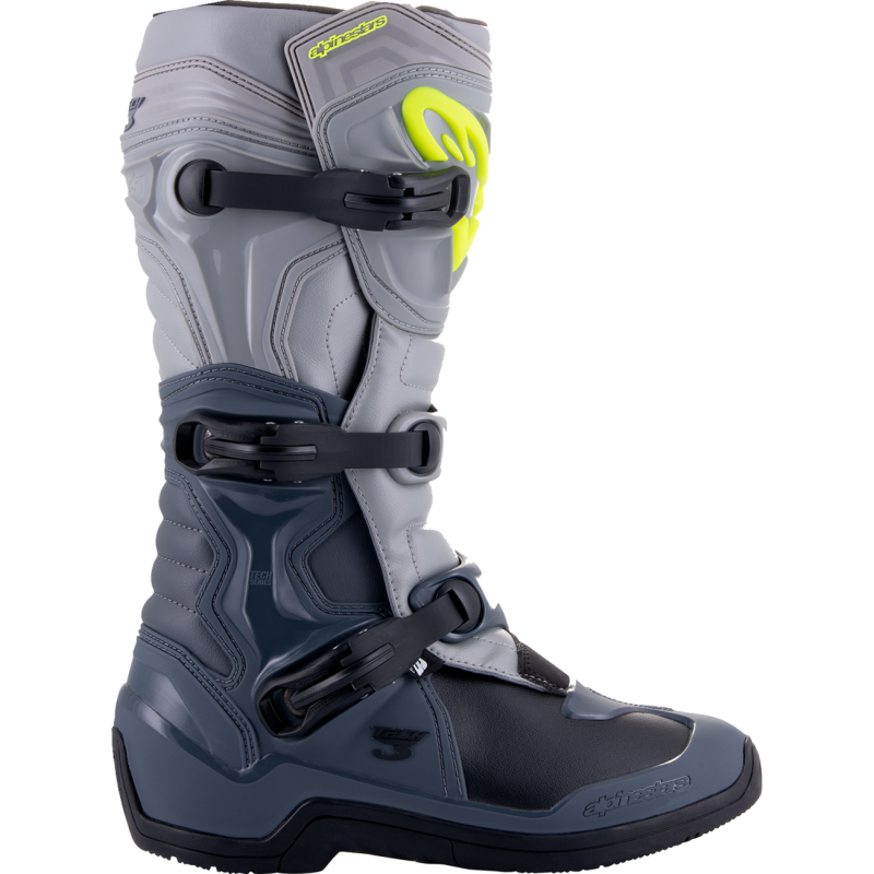 2013018-9069-9 ALPINESTARS BOOT TECH3 GRAY/GRAY 9 BOOT TECH3 GRAY/GRAY 9 OFFROAD RIDING BOOTS - ADULT 