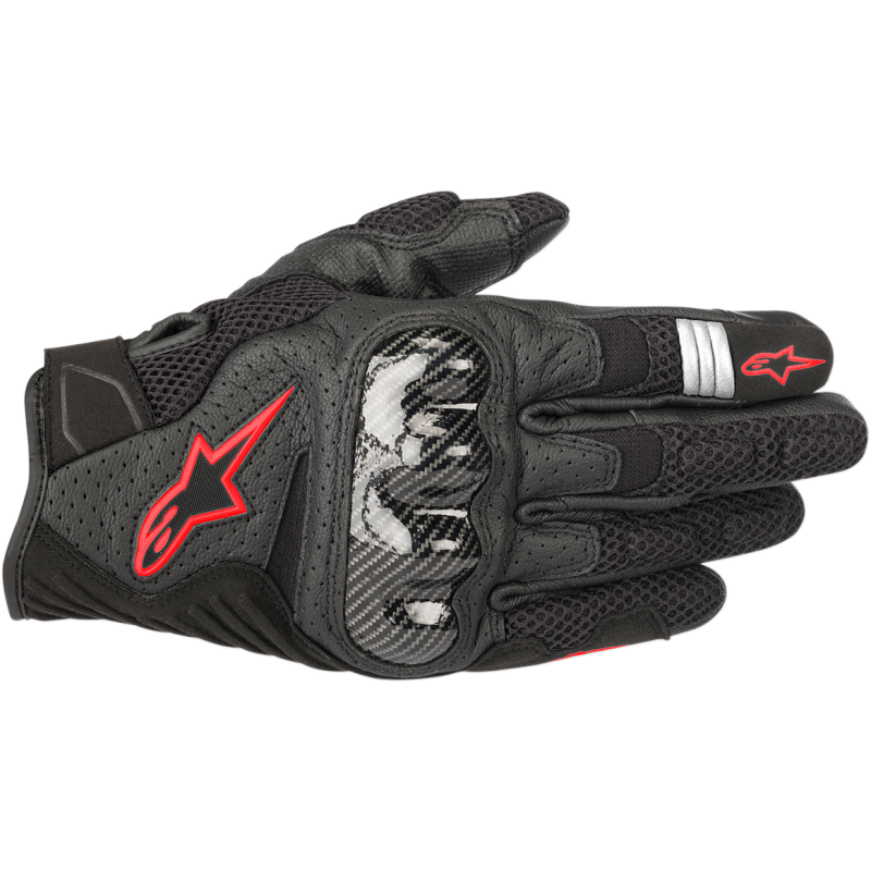 3570518-1030-XL ALPINESTARS-ROAD GLOVE SMX1 AIR V2 BK/R XL GLOVE SMX1 AIR V2 BK/R XL STREET SPORT GLOVES-MENS 