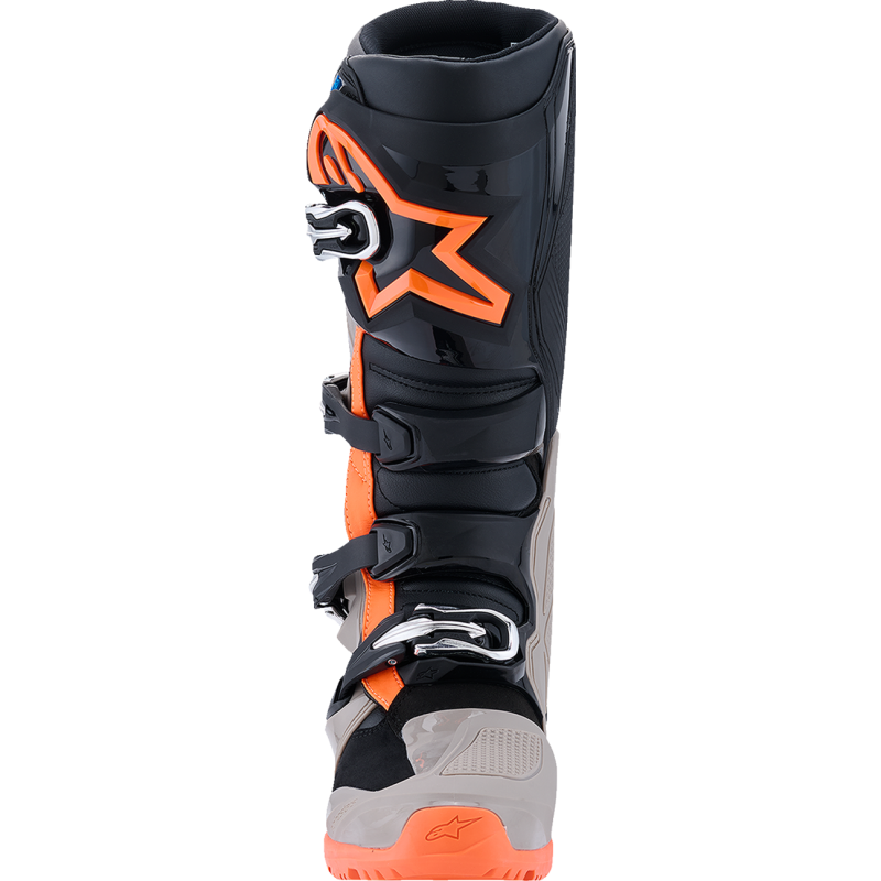 2010426-1562-9 ALPINESTARS BOOT TECH 7 ENDURO BK/WRM GRY/ORG FL 9 BOOT TECH 7 ENDURO BK/WRM GRY/ORG FL 9 OFFROAD RIDING BOOTS - ADULT 