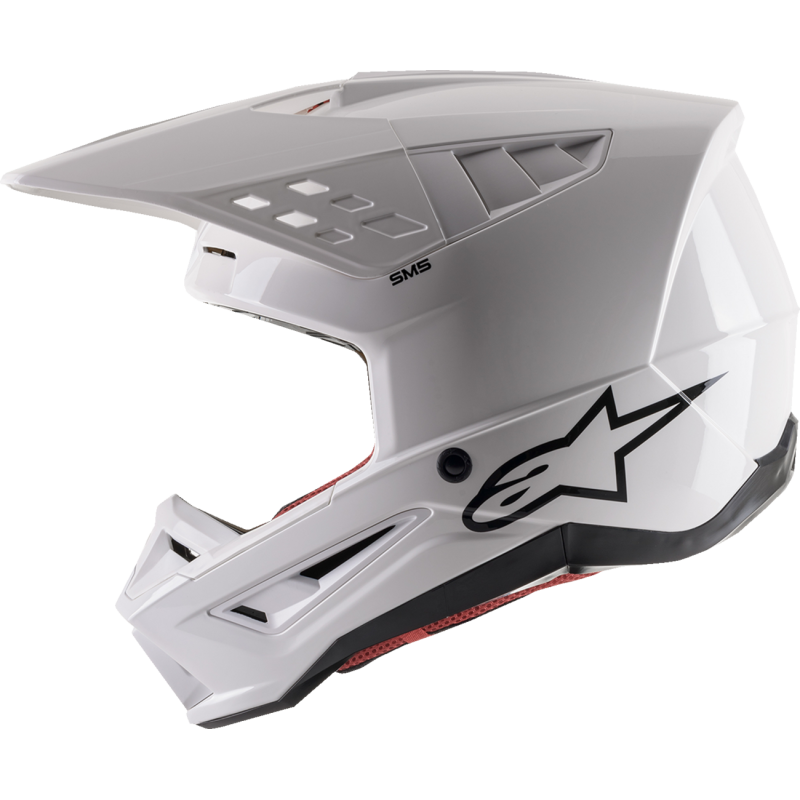 8303023-2180-XS ALPINESTARS HELMET SM5 SOLID WHT XS HELMET SM5 SOLID WHT XS OFFROAD FULL FACE 1-PC ADULT HELMET 
