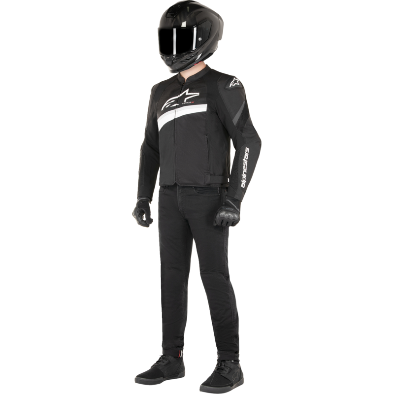 3300624-12-XL ALPINESTARS-ROAD JACKET T-GP PLUS V4 AIR BK/WH XL JACKET T-GP PLUS V4 AIR BK/WH XL JACKETS- TEXTILE MENS 