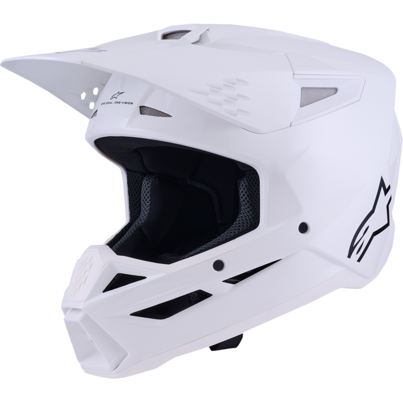 8300426-2180-XS ALPINESTARS HELMET SM3 WHITE-GLOSS XS HELMET SM3 WHITE-GLOSS XS OFFROAD FULL FACE 1-PC ADULT HELMET 