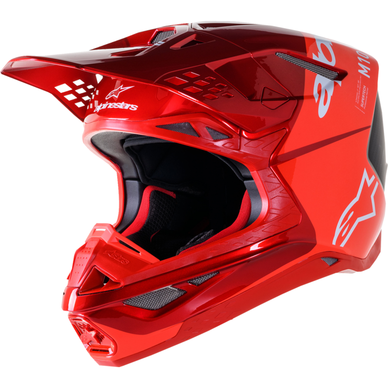 8300923-3003-XL ALPINESTARS HELMET SM10 FLOOD RED XL HELMET SM10 FLOOD RED XL OFFROAD FULL FACE 1-PC ADULT HELMET 
