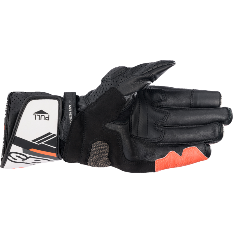 3558321-1231-XL ALPINESTARS-ROAD GLOVE SP-8 V3 BK/W/RD XL GLOVE SP-8 V3 BK/W/RD XL STREET SPORT GLOVES-MENS 