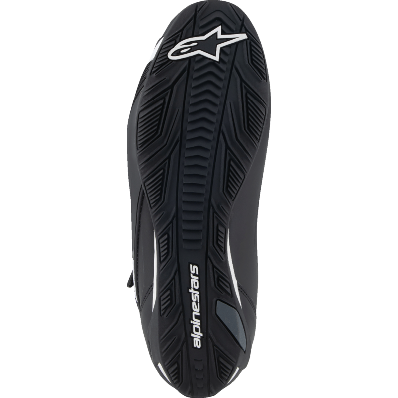 2510425-12-95 ALPINESTARS-ROAD SHOE FASTER V4 BLK/WHT 9.5 SHOE FASTER V4 BLK/WHT 9.5 SPORT RIDING SHOES 