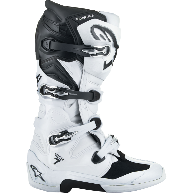 2012025-21-9 ALPINESTARS BOOT TECH 7(25)WH/BK 9 BOOT TECH 7(25)WH/BK 9 OFFROAD RIDING BOOTS - ADULT 