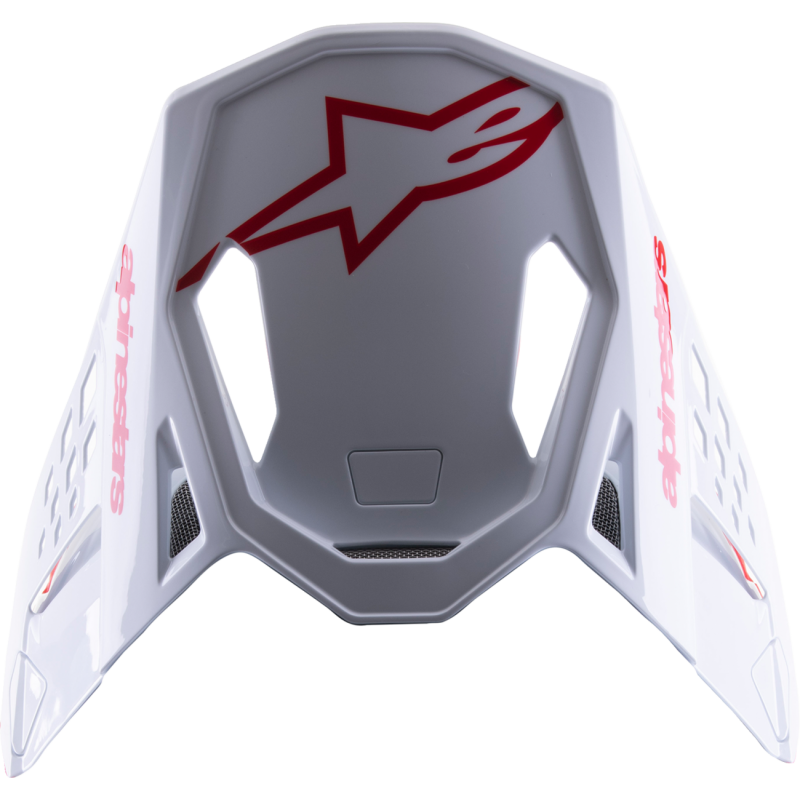 8981523-3012 ALPINESTARS VISOR M8 RAD2 RD/WT GL VISOR M8 RAD2 RD/WT GL VISORS & PEAKS 