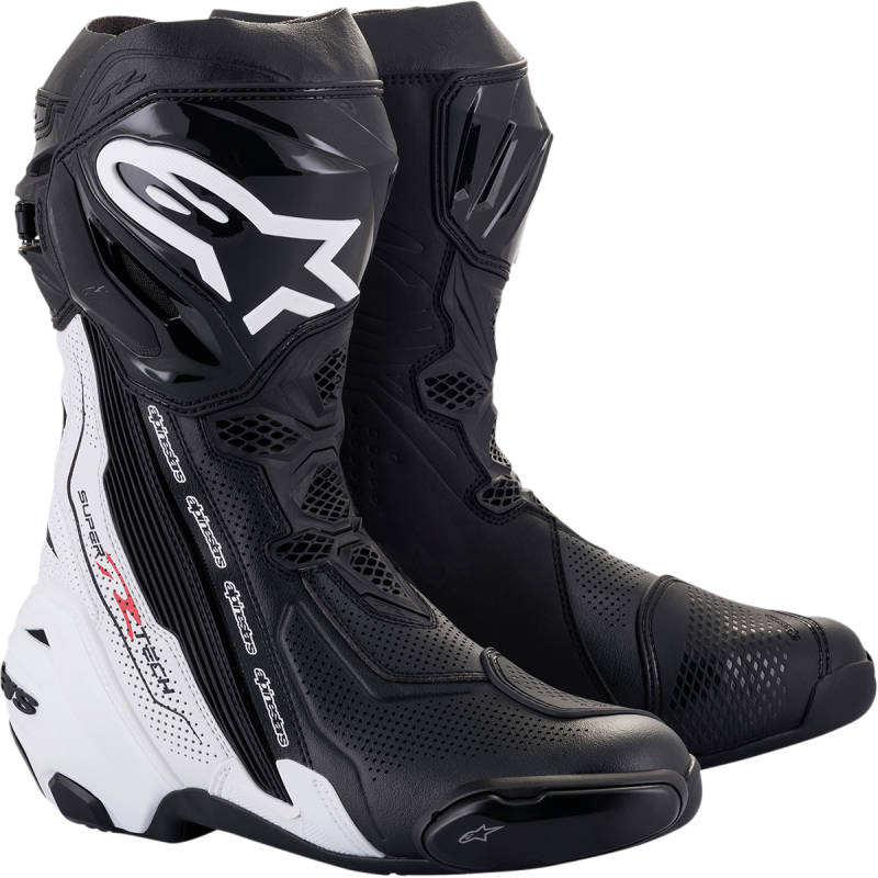 2220121-12-46 ALPINESTARS-ROAD BOOT STECH V BK/WT 46 BOOT STECH V BK/WT 46 STREET-TOURING BOOTS 