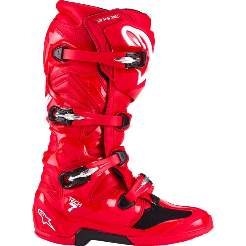 2012025-3010-9 ALPINESTARS BOOT TECH 7(25) BRIGHT RED 9 BOOT TECH 7(25) BRIGHT RED 9 OFFROAD RIDING BOOTS - ADULT 