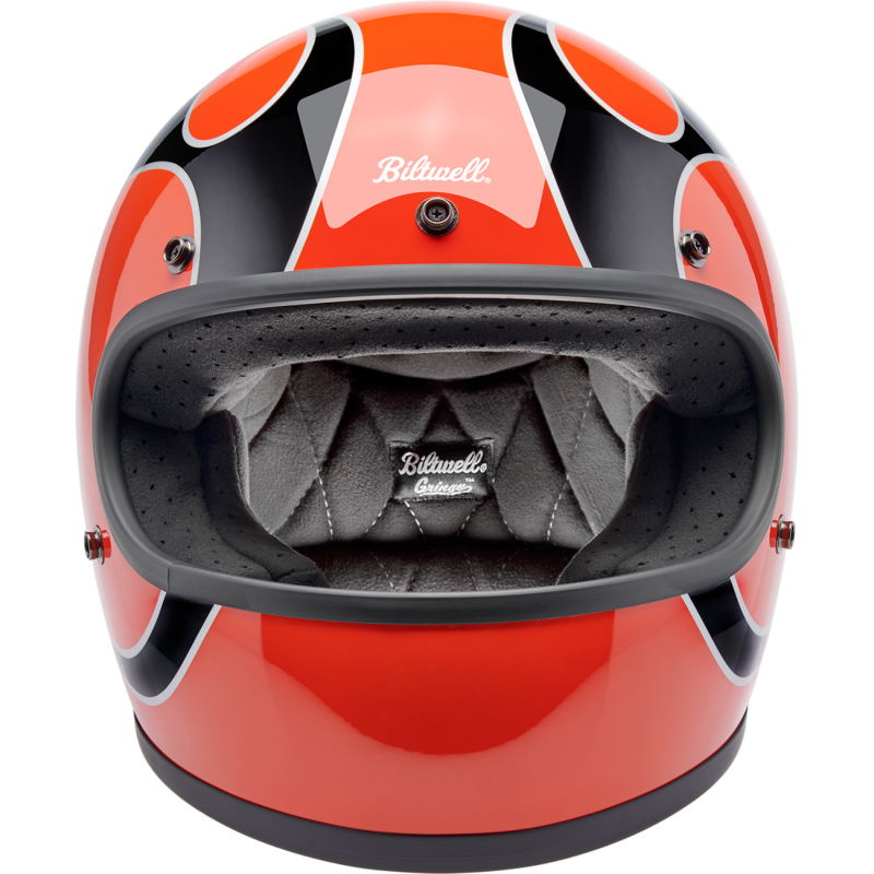1002-593-506 BILTWELL GRINGO COMPETITION ORANGE 2XL GRINGO COMPETITION ORANGE 2XL STREET FULL FACE ADULT HELMET 