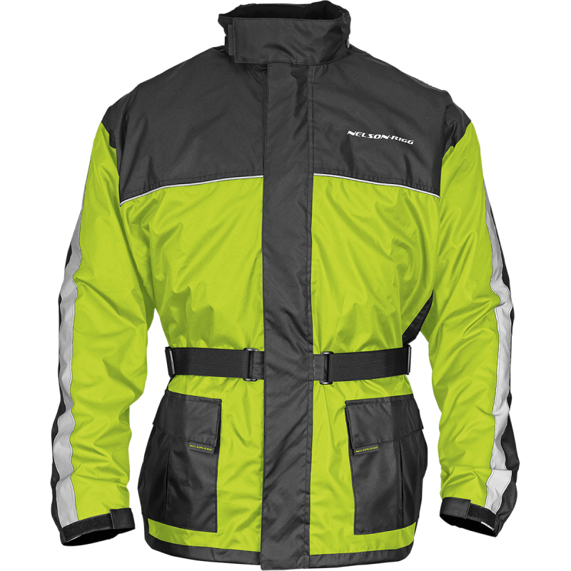 SSJ-HVY-07-4XL NELSON-RIGG SOLO STORM JACKET - HI-VIS YELLOW/BLACK (4XL) SOLO STORM JACKET - HI-VIS YELLOW/BLACK (4XL) Rain Wear 