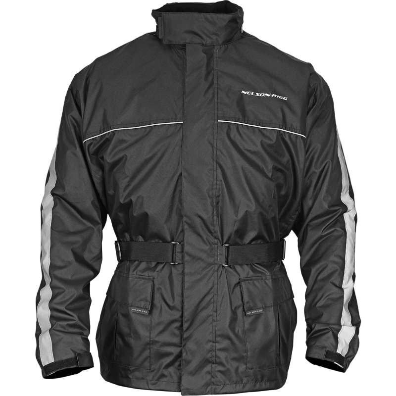 SSJ-BLK-07-4XL NELSON-RIGG SOLO STORM JACKET - BLACK (4XL) SOLO STORM JACKET - BLACK (4XL) Rain Wear 