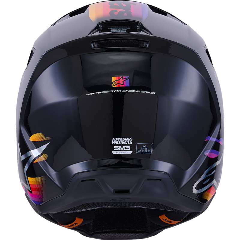 8301126-1180-XL ALPINESTARS HELMET SM3 FORCE BLACK-GLOSS XL HELMET SM3 FORCE BLACK-GLOSS XL OFFROAD FULL FACE 1-PC ADULT HELMET 