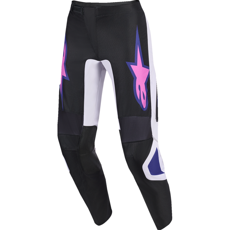 3721126-1568-34 ALPINESTARS PANT FLUID GRID BLK/GY/PU 34 PANT FLUID GRID BLK/GY/PU 34 PANTS-MENS 