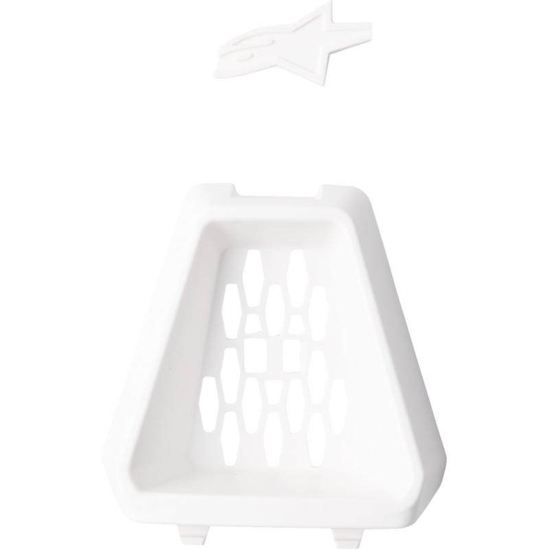 8970226-20 ALPINESTARS CHIN VENT SM3 WHITE CHIN VENT SM3 WHITE EXTERIOR HELMET PARTS 