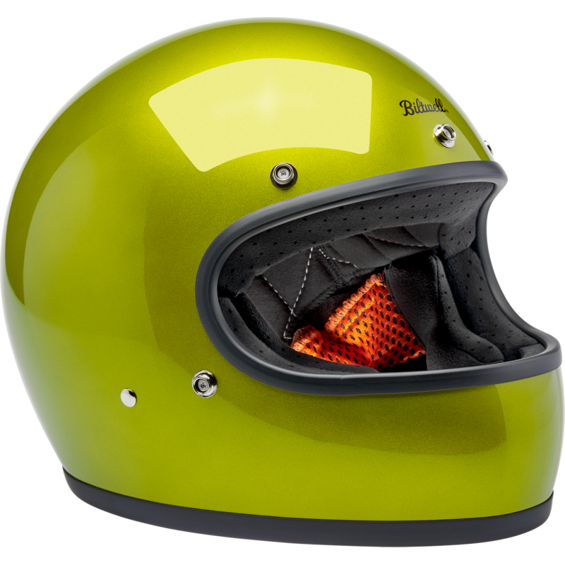 1002-392-506 BILTWELL GRINGO METALLIC LIME 2XL GRINGO METALLIC LIME 2XL STREET FULL FACE ADULT HELMET 