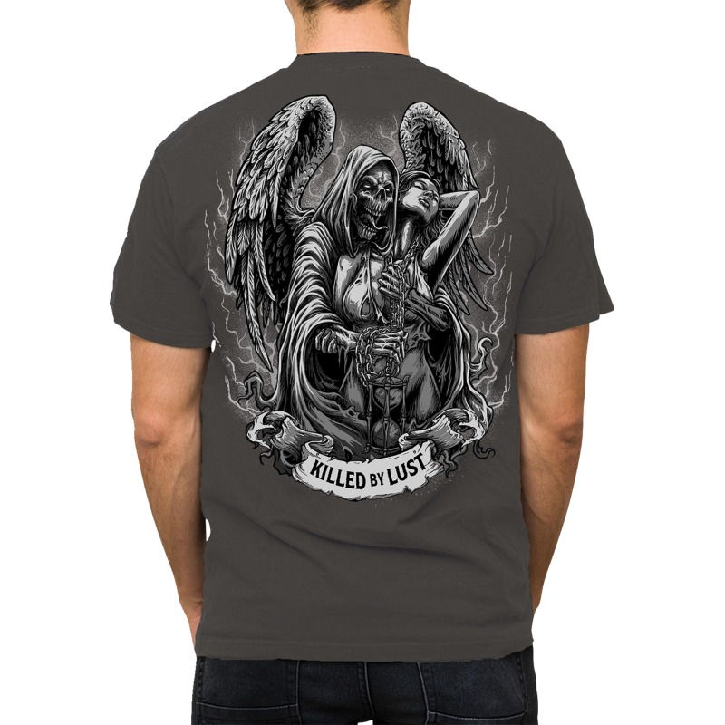 LT20903-5XL LETHAL-THREAT TEE KILLEDLUST GRY 5X TEE KILLEDLUST GRY 5X T-SHIRTS-MENS 