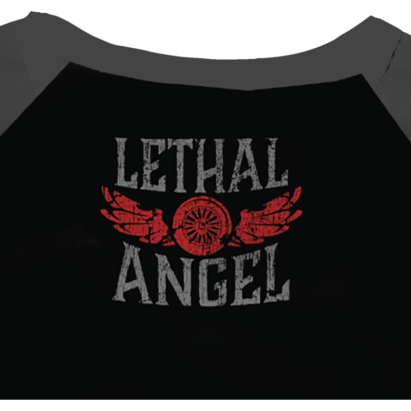 LA70203-3X LETHAL-THREAT TEE FAST FEARLSS BK/GY 3X TEE FAST FEARLSS BK/GY 3X T-SHIRTS-LADIES 