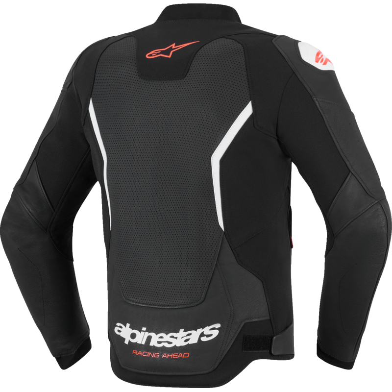 3100326-12-58 ALPINESTARS-ROAD JACKET GP FORCE V2 AIR BLACK/WHITE 58 JACKET GP FORCE V2 AIR BLACK/WHITE 58 JACKETS-LEATHER-MENS 