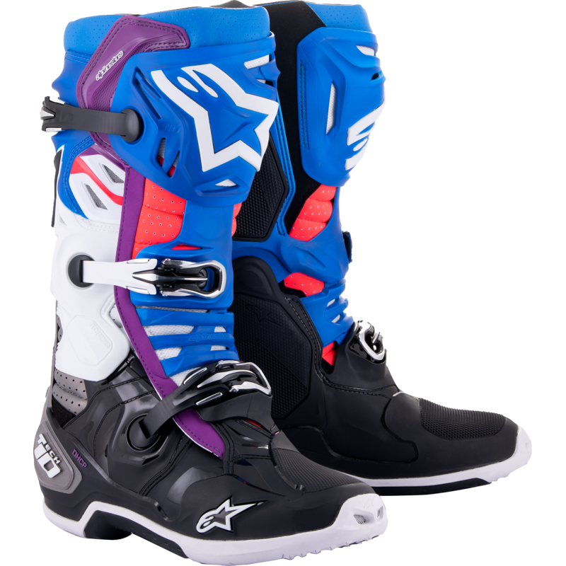 2010520-1792-9 ALPINESTARS BOOT T10 VNT B/B/P/W 9 BOOT T10 VNT B/B/P/W 9 OFFROAD RIDING BOOTS - ADULT 