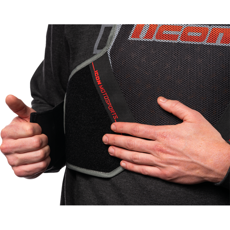 2702-0284 ICON SOFTCORE VEST MB BLACK 3XL/4XL SOFTCORE VEST MB BLACK 3XL/4XL BACK PROTECTION 